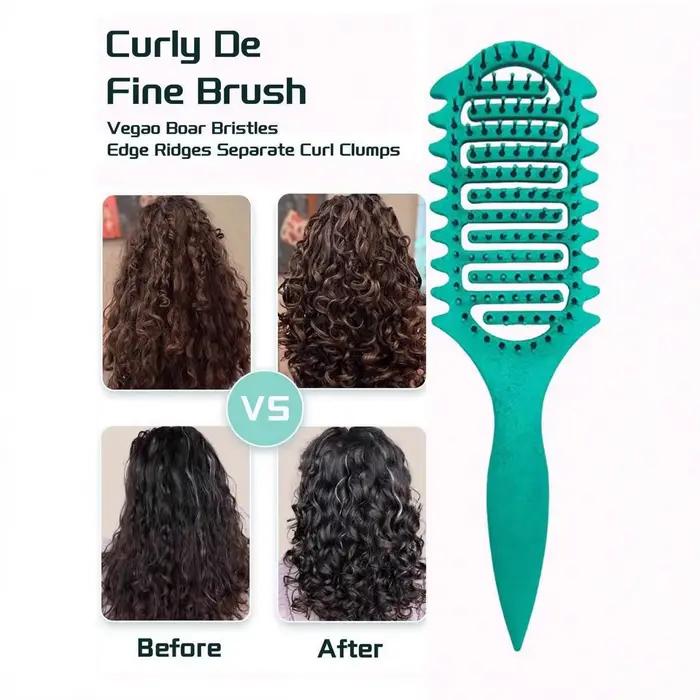 Peigne bouclé, brosse de coiffure