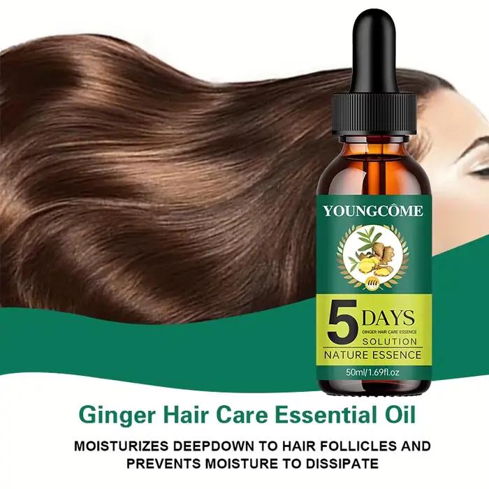 Huile essentielle de gingembre pour cheveux