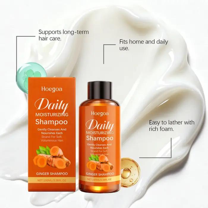 Shampoing au gingembre naturel
