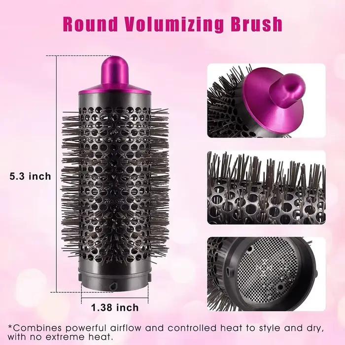 Brosse volumisante ronde améliorée à chaud pour Dyson Airwrap pour le Volume de levage des racines