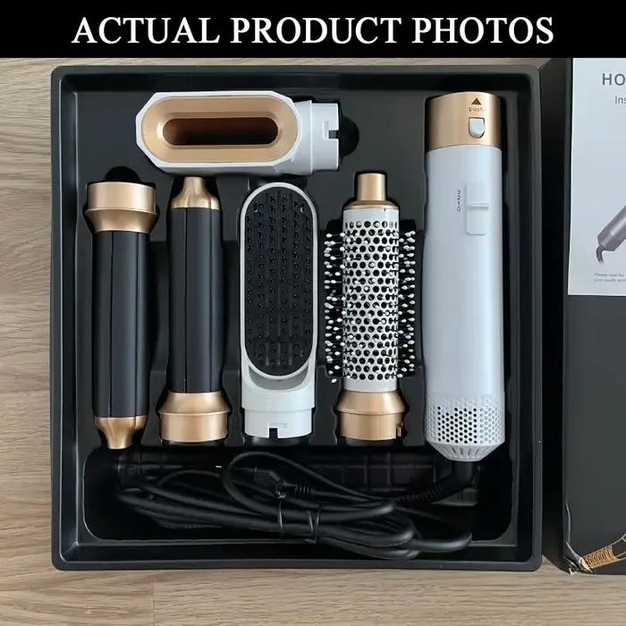 5 en 1 sèche-cheveux ensemble de peigne chaud fer à friser professionnel lisseur outil de coiffure pour Dyson Airwrap sèche-chev