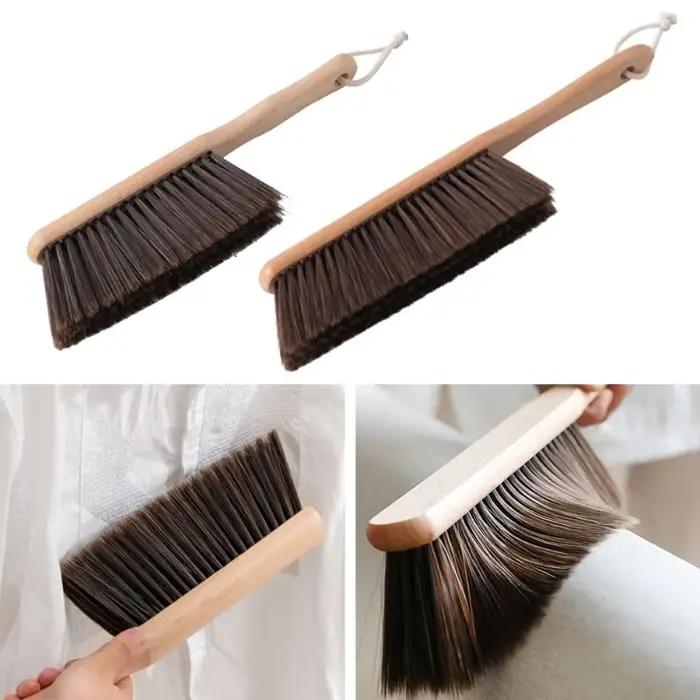 Brosse à poils en bois naturel