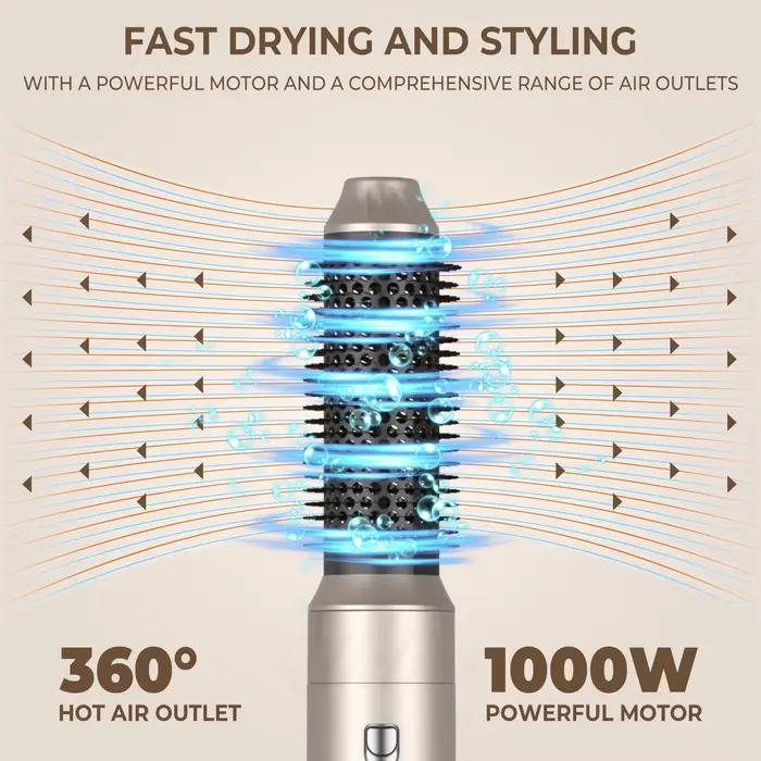 Sèche-cheveux professionnel UKLISS 5 en 1