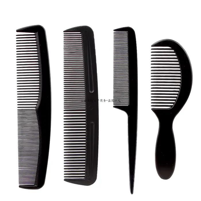 Ensemble d'accessoires de barbier noirs