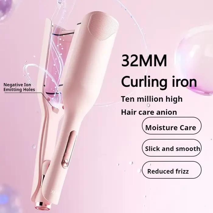 Fer à friser professionnel pince à cheveux Waver-double baril vague fer Deep Waver bigoudi outil chaud avec céramique pour les femmes
