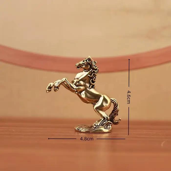 Figurine de cheval en cuivre