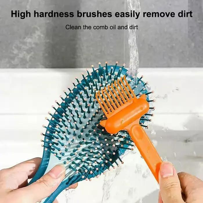 Outil de nettoyage de brosses à cheveux 2 en 1