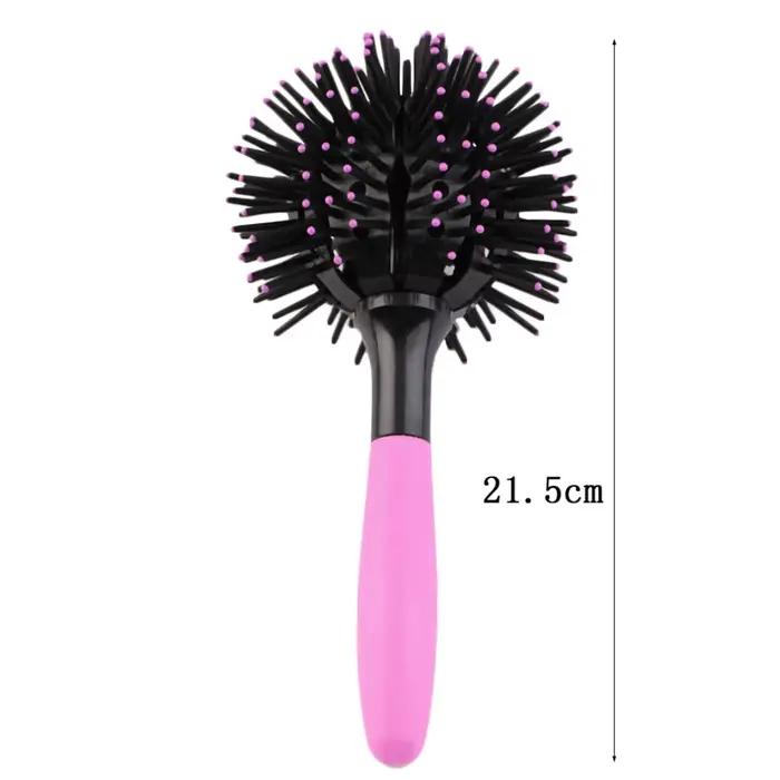 Brosses à cheveux rondes 3D, peigne de maquillage pour Salon de coiffure, boule à 360 degrés, outils de coiffure, brosse magique démêlante, peigne à cheveux résistant à la chaleur
