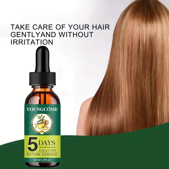 Huile essentielle de gingembre pour cheveux