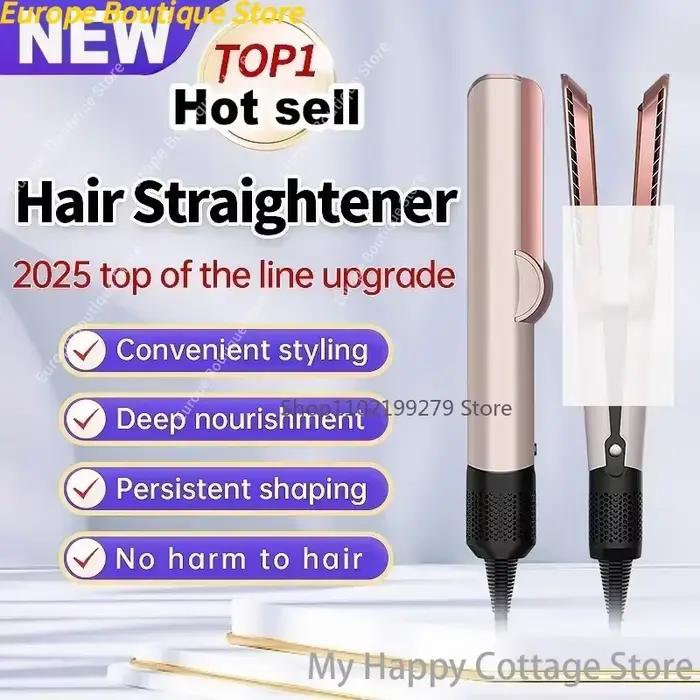 Lisseur et sèche-cheveux professionnel 2 en 1