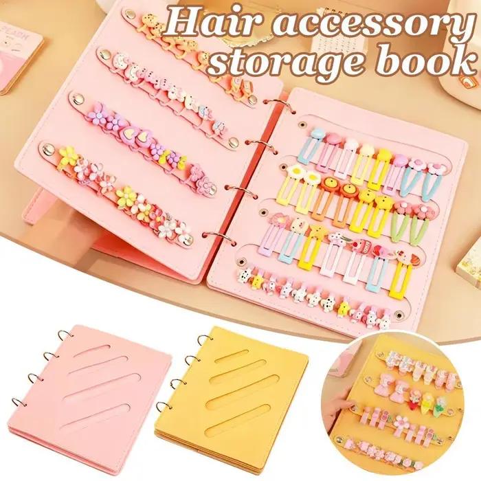 Livre de rangement pour accessoires capillaires mignon