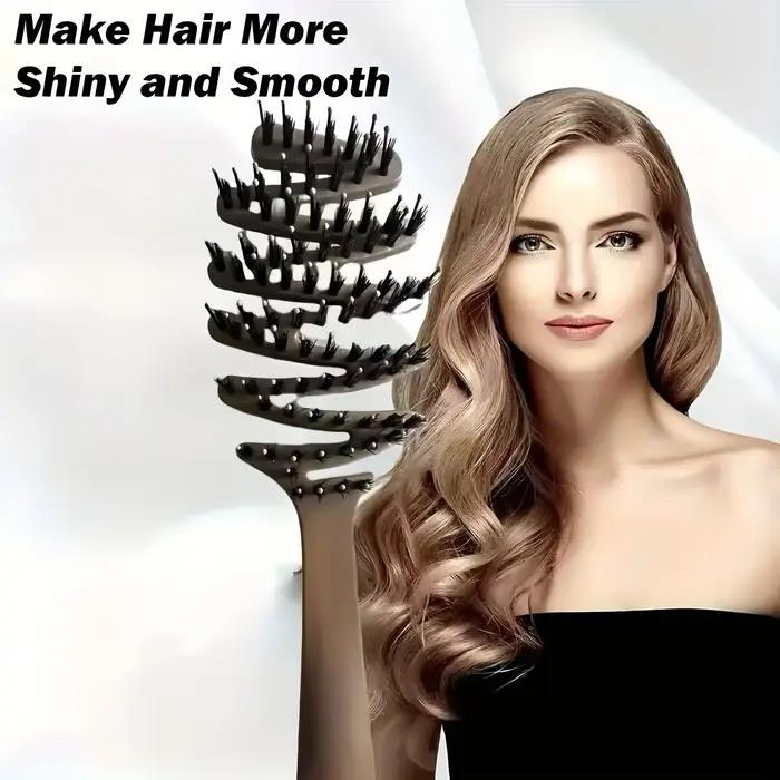 Un massage antistatique du cuir chevelu de haute qualité/brosse douce pour cheveux lisses et volumineux