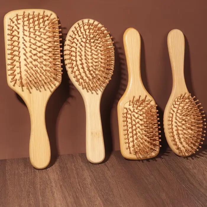 Brosse à cheveux en bois pour favoriser la croissance des cheveux