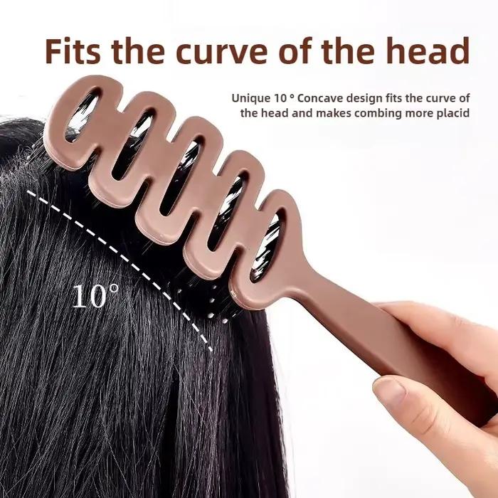 Brosse à cheveux en poils de sanglier