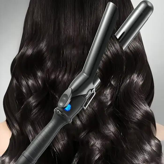 Bigoudi professionnel avec baril en céramique tourmaline extra long