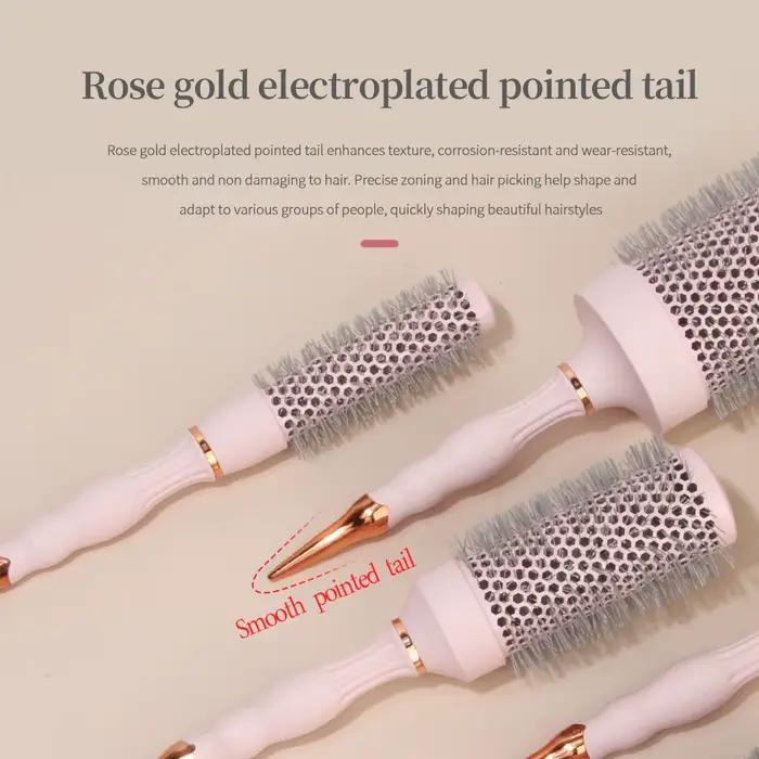 Brosse sèche ronde professionnelle pour barbier