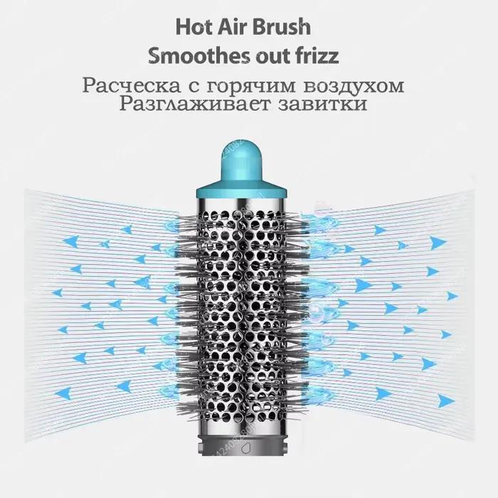 6 en 1 Multi Styler nouveau Design sèche-cheveux cylindre de cheveux peigne avec 30/40mm baril de friser automatique