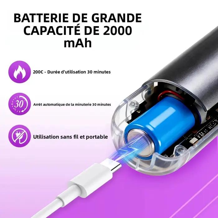 Peigne électrique chaud