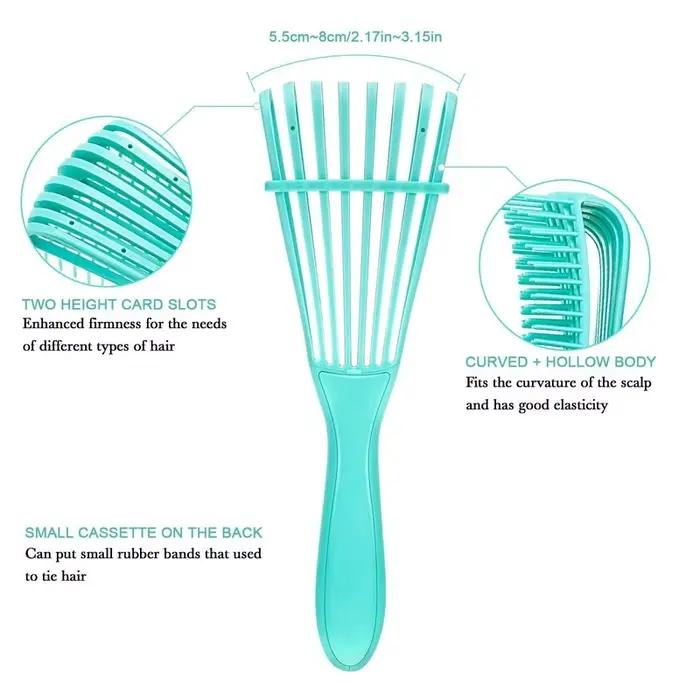 Brosse à cheveux bouclée pour hommes et femmes