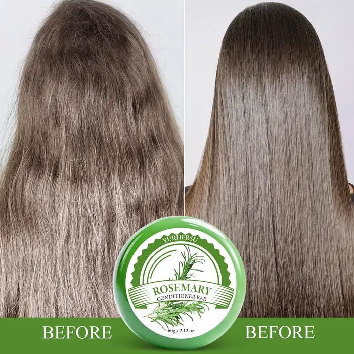 Shampoing Solide au Romarin pour Cheveux Gras - Favorise la Croissance Capillaire et Anti-Chute