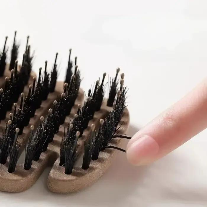 Brosse démêlante en poils de sanglier