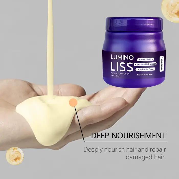 Crème lissante pour cheveux