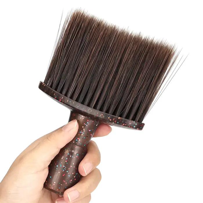 Brosse à dépoussiérer le cou de barbier aux couleurs pastel