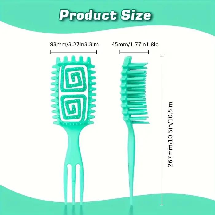 Brosse démêlante pour cheveux bouclés