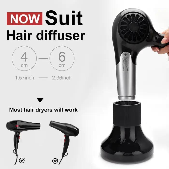 1pc accessoire de sèche-cheveux 3.5cm à 5cm pour cheveux ondulés outil de coiffure droite