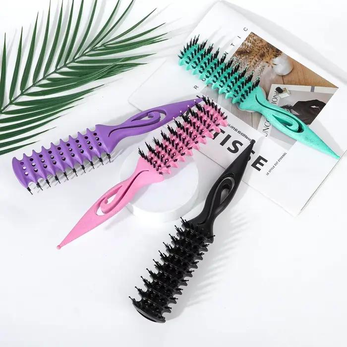 Brosse à cheveux démêlante en poils de Nylon creux
