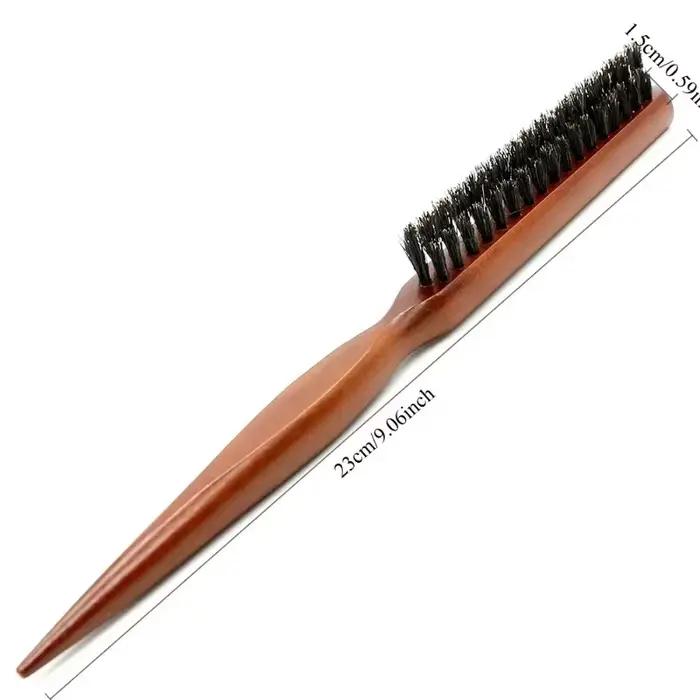 Peigne à cheveux antistatique pour barbier avec manche