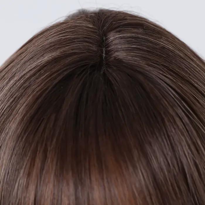 Modiis Ferre-Perruque Synthétique Ondulée de Longueur Moyenne avec Frange pour Femme