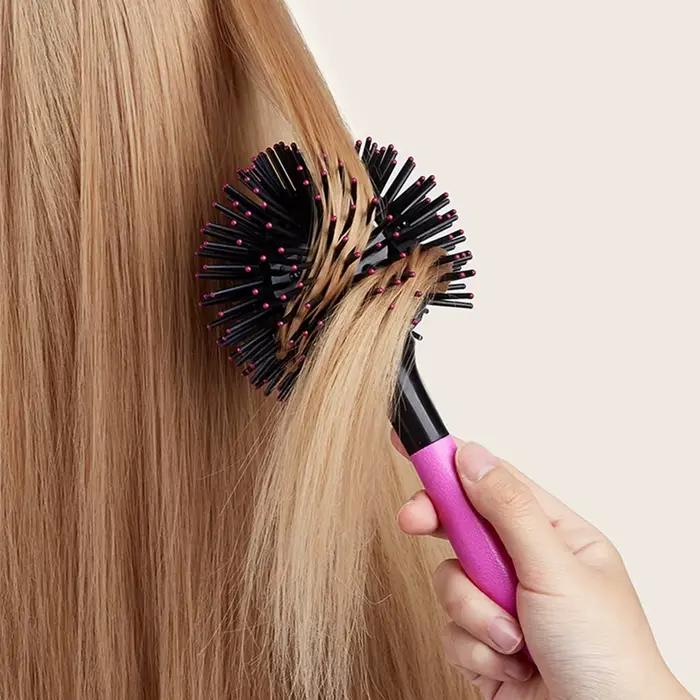 Brosses à cheveux rondes 3D Brosse