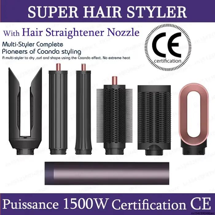 SenCiciMen X19 Fer à Boucler et Brosse Soufflante Professionnelle pour Cheveux Bouclés ou Lisses – Sèche-Cheveux et Styler de Salon