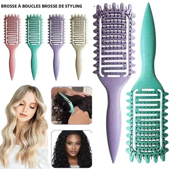 Brosse de coiffure pour cheveux bouclés et humides