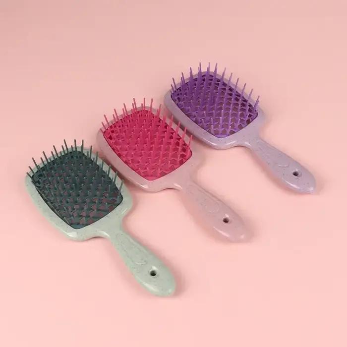 Peigne à coussin d'air creux antistatique sec et humide