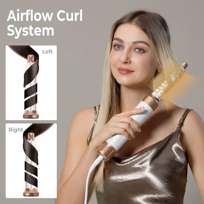 Brosse de sèche-cheveux haute vitesse sans balais avec diffuseur