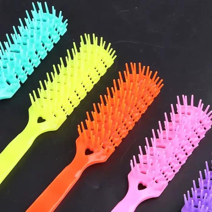Brosse à cheveux professionnelle incurvée et ventilée