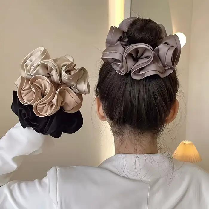 Cravate de cheveux en Satin pour femmes
