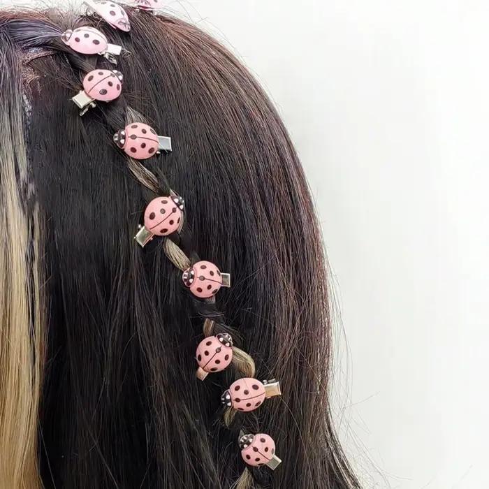 Pinces à cheveux coccinelle 10/20 pièces
