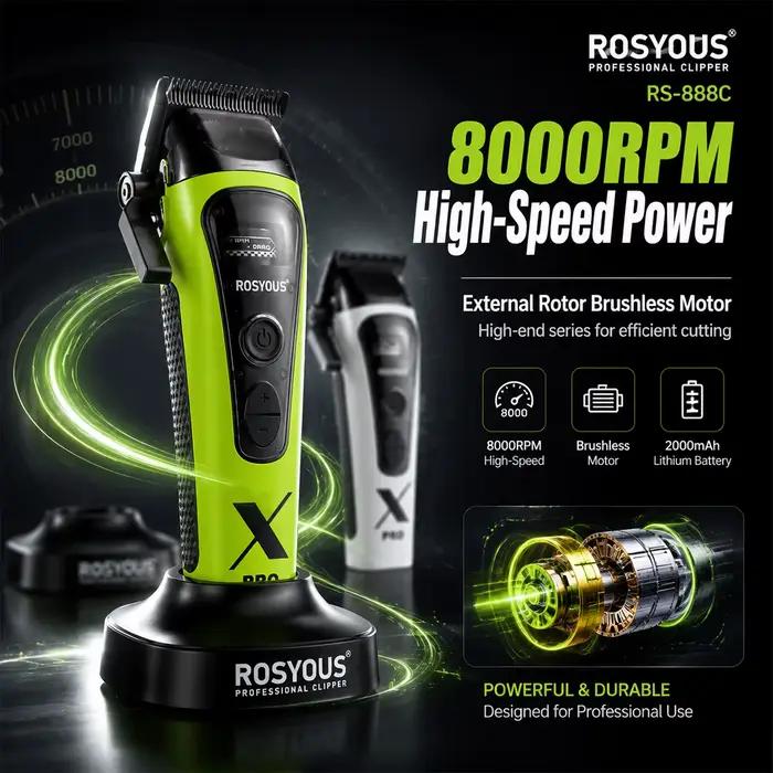 Tondeuse à cheveux professionnelle ROSYOUS 888C