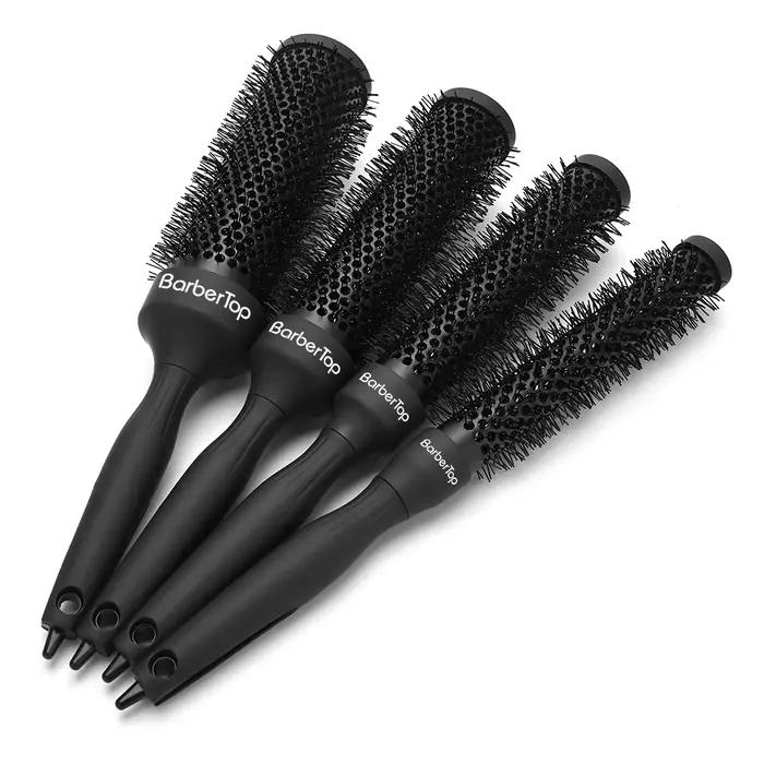 Brosse à cheveux ronde pour le séchage au sèche-cheveux