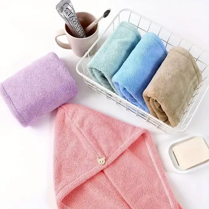 Serviette à cheveux longs à séchage rapide pour femme