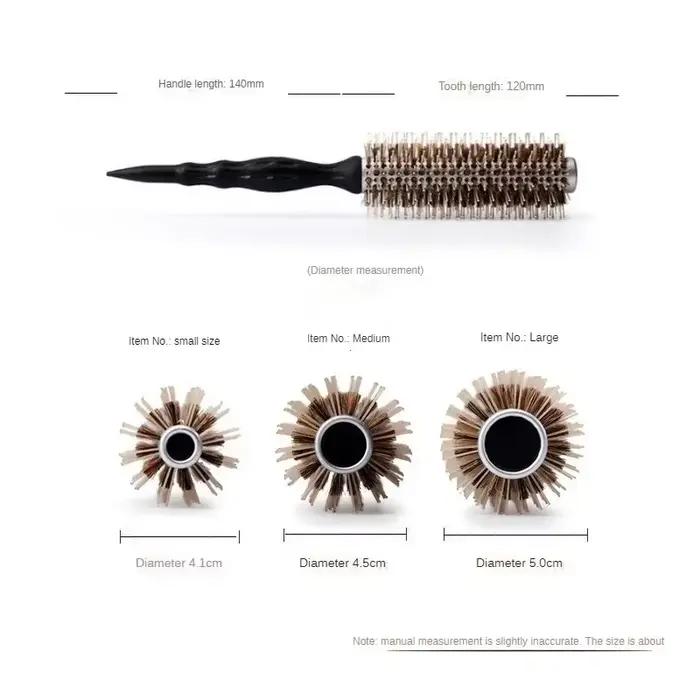 Brosse professionnelle de coiffure à poils de sanglier