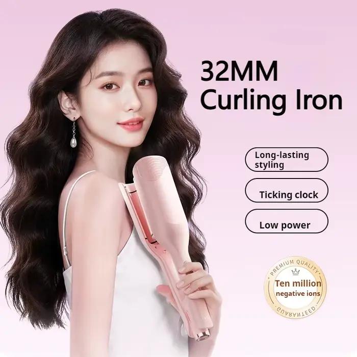 Fer à friser professionnel pince à cheveux Waver-double baril vague fer Deep Waver bigoudi outil chaud avec céramique pour les femmes