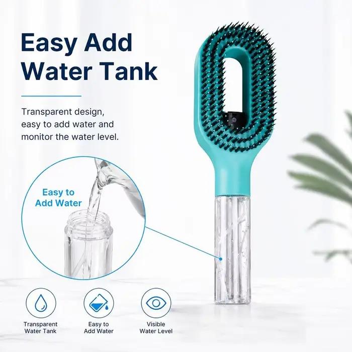 Peigne pulvérisateur d'huile essentielle pour cheveux
