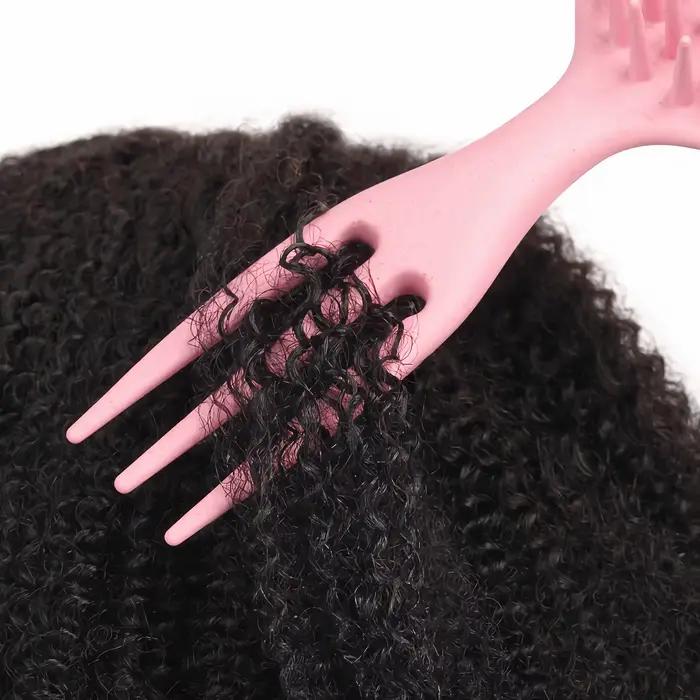 Brosse à cheveux bouclés bonbons 3 en 1