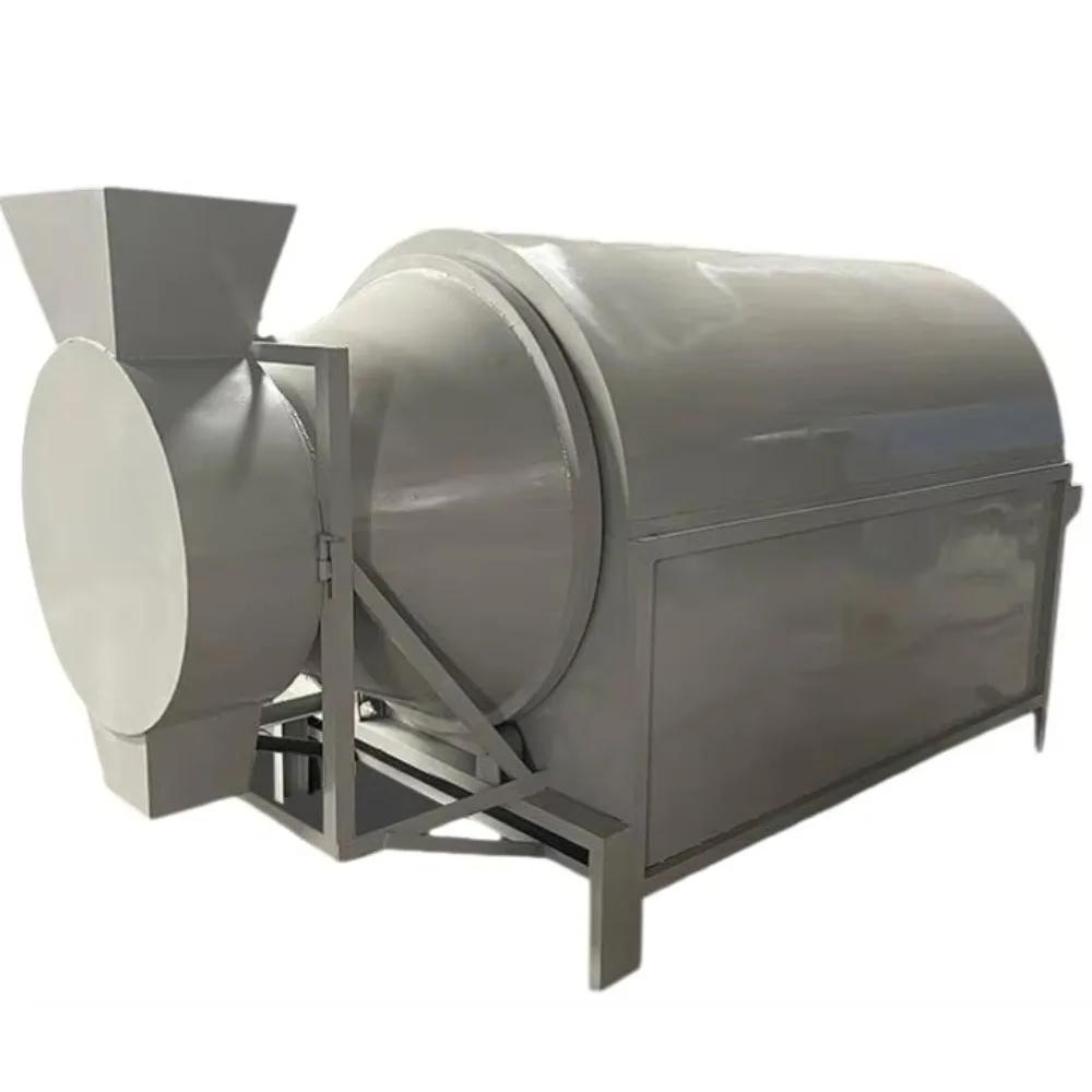 Sécheur de fumier de vache, de mouton et de poulet entièrement automatique, sécheur de résidus de sciure de bois et de soja, sécheur de boue et de gravier pour céréales et cultures