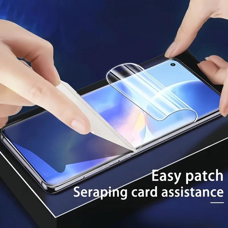 4 pièces Film Hydrogel pour Oppo A78 4G Oppo A79 A59 A38 A58 A18 A98 A17 4G A97 5G A77 5G A77 4G A57 5G A96 OPPO Film souple