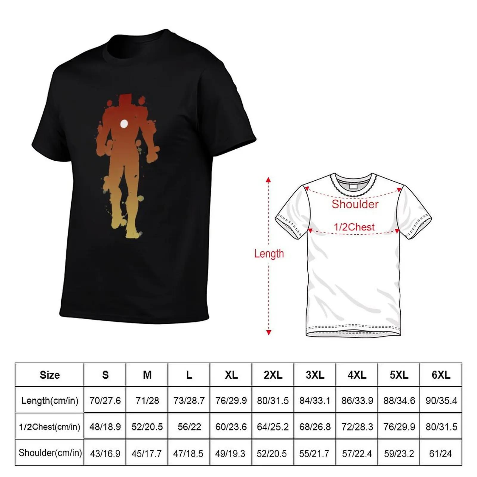 T-shirt Iron Hero à manches courtes avec imprimé tendance